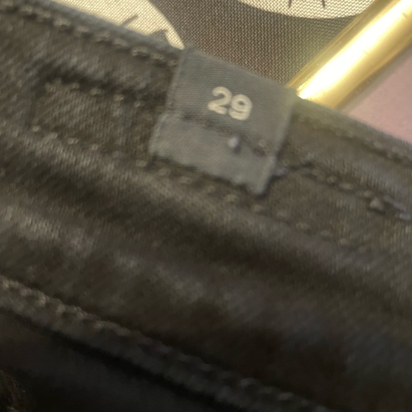 Citizens of Humanity Black Havana Pencil Skirt Denim Short Mini Skirt - Picture 11 of 14